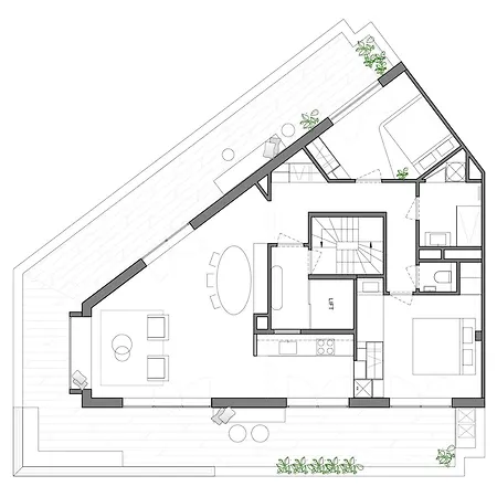 Appartement Wolken & Zout - Penthouse Ostende